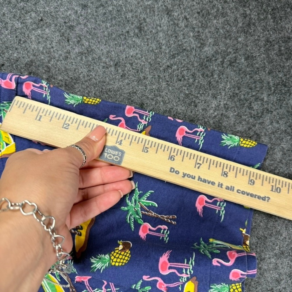 Ralph Lauren Mens XL Hawaiian Flamingo Pineapple Surfboard Classic Fit Shirt Y2K - Picture 8 of 9